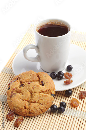 Cookies and cup of coffee