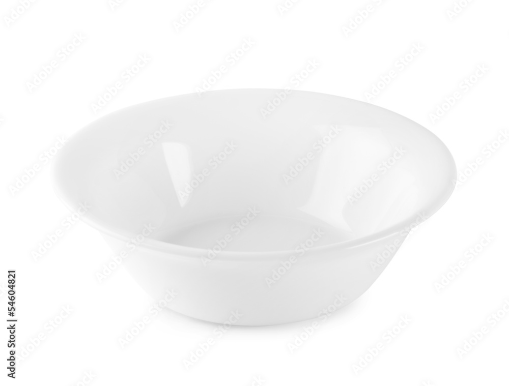 Deep white ceramic plate Deep white ceramic plate