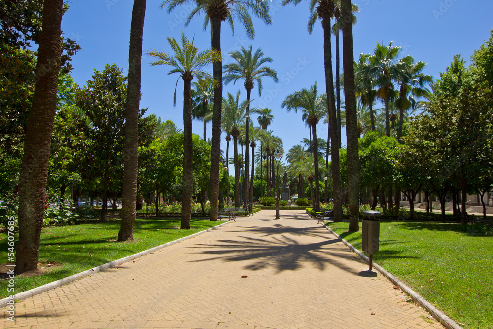 Obraz premium Park in Cordoba, Spain