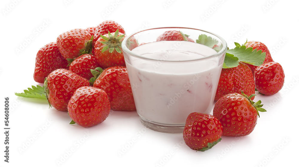 Strawberries and dairy Strawberries and dairy