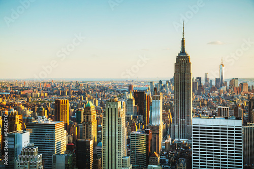 Obraz na płótnie New York City cityscape w salonie