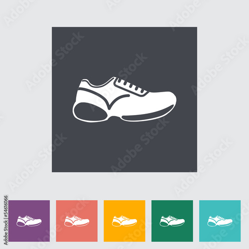 Shoes flat icon.