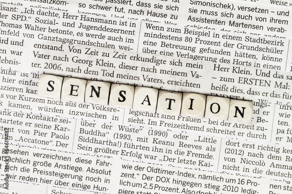 Sensationsmeldung Sensationsmeldung