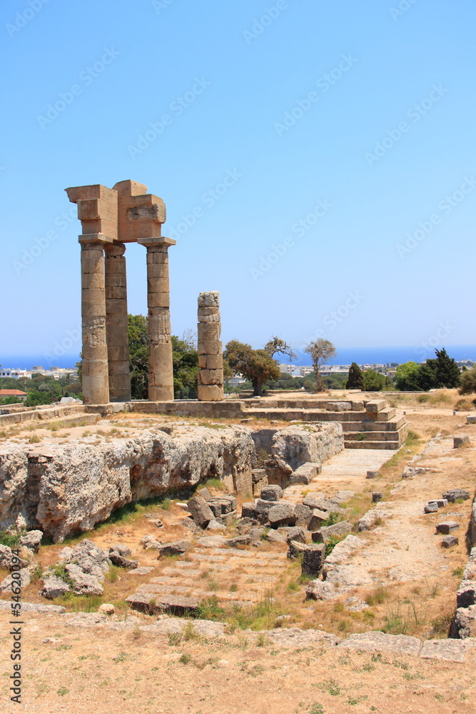 Überreste der Akropolis auf dem Monte Smith