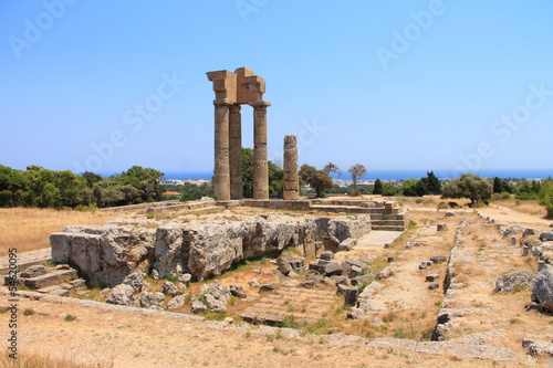 Überreste der Akropolis auf dem Monte Smith