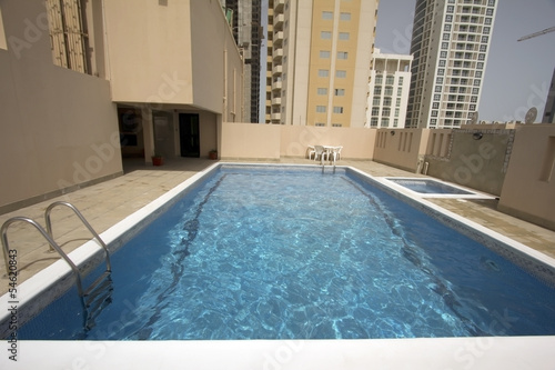 swimming pool at roof
