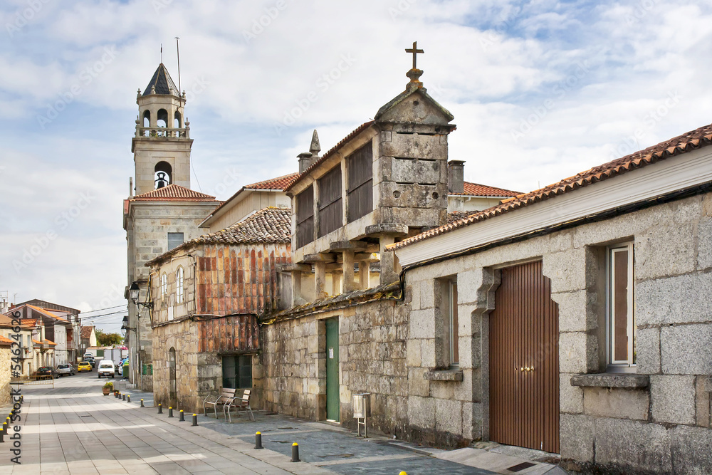 Priorato street at Vilanova de Arousa