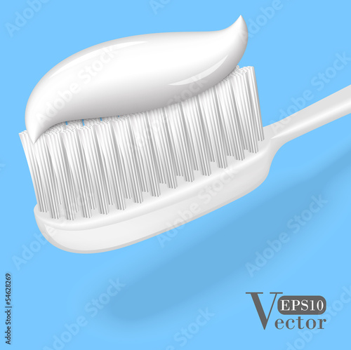 Toothbrush with Toothpaste