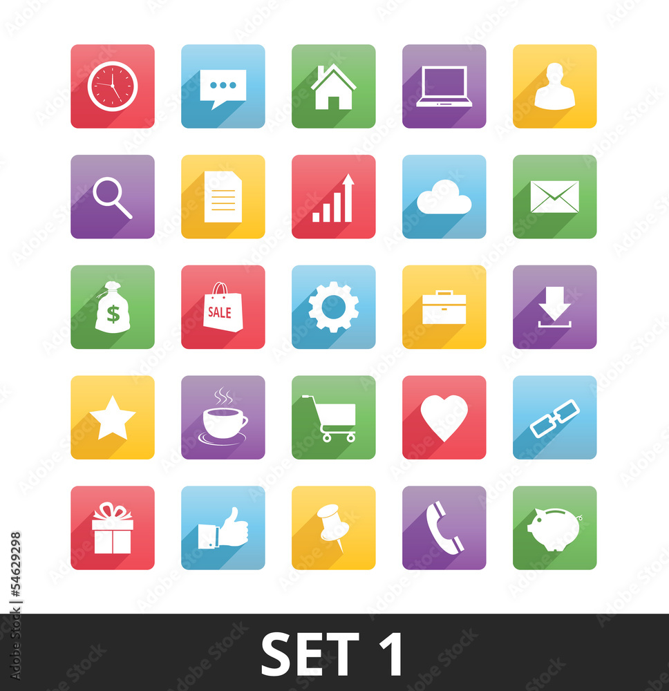 Universal Vector Icons Set 1 Universal Vector Icons Set 1