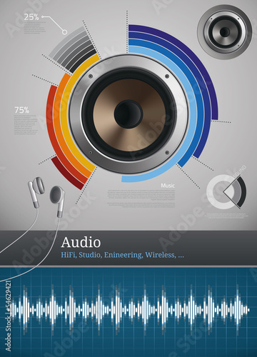 Audio icons and symbols