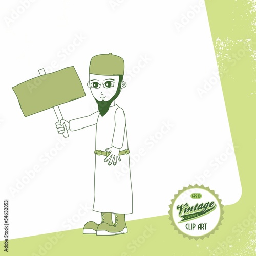muslim guy cartoon