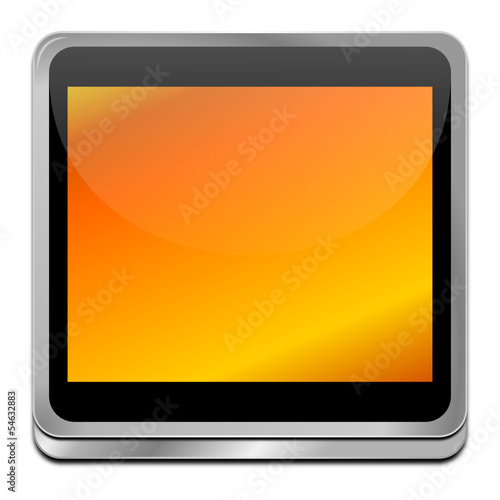 Button orange