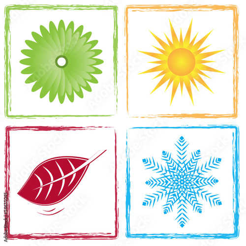 Four color seasons
