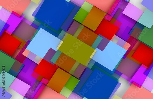 Colorful Squares Background