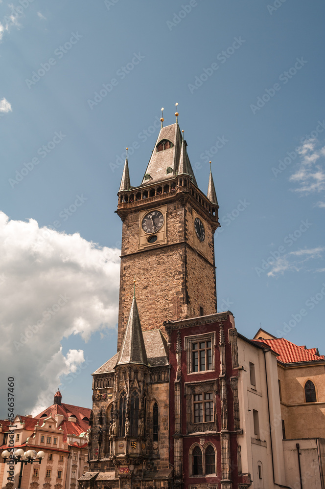 Prague Clock Tower at the Old Town Square