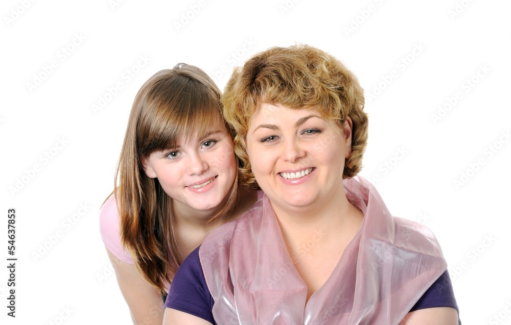 Happy mother and doughter Happy mother and doughter