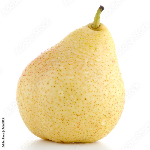 Pear on white background