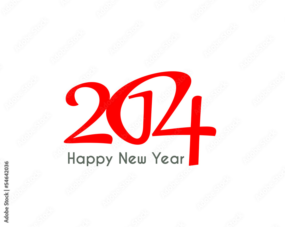 Happy new year 2014 text design. Happy new year 2014 text design.