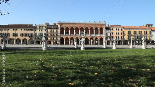 Loggia Amulea and Prato della Valle, Padua
