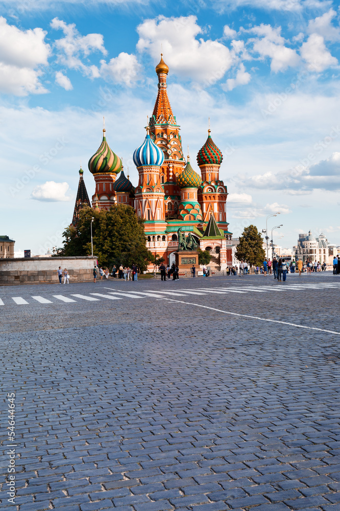 Obraz premium pokrovsky cathedral on Red square in Moscow