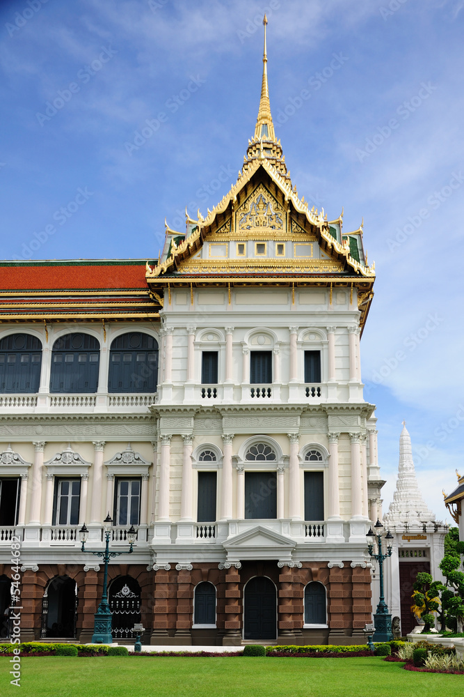 Right side of the Royal Grand palace Bangkok