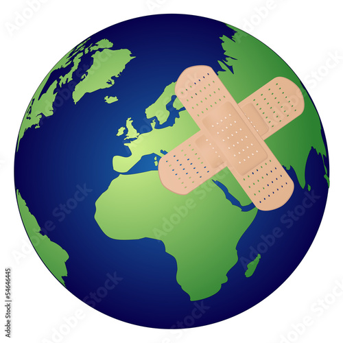 Heal the world concept