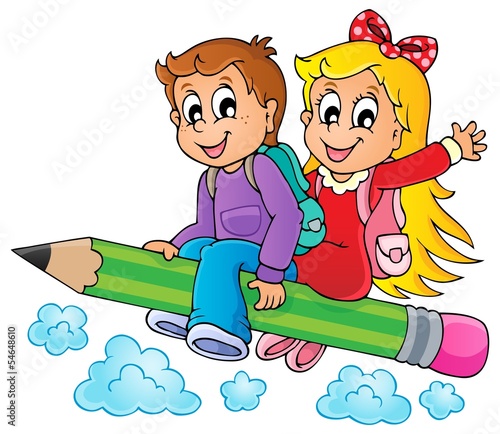 Image with pupil theme 7