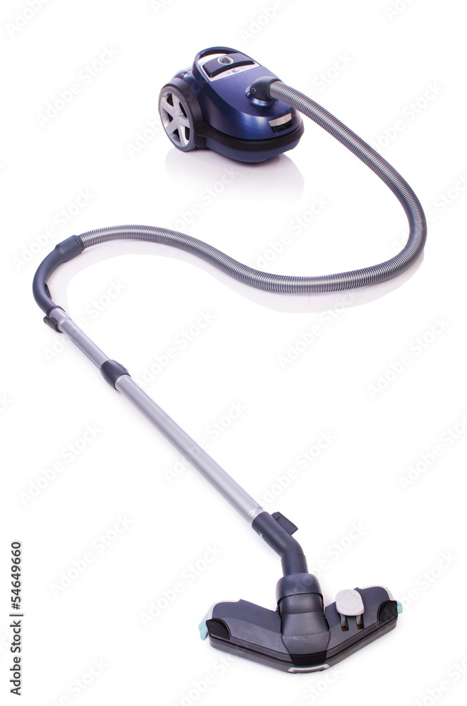 Vacuum cleaner isolated on the white Vacuum cleaner isolated on the white