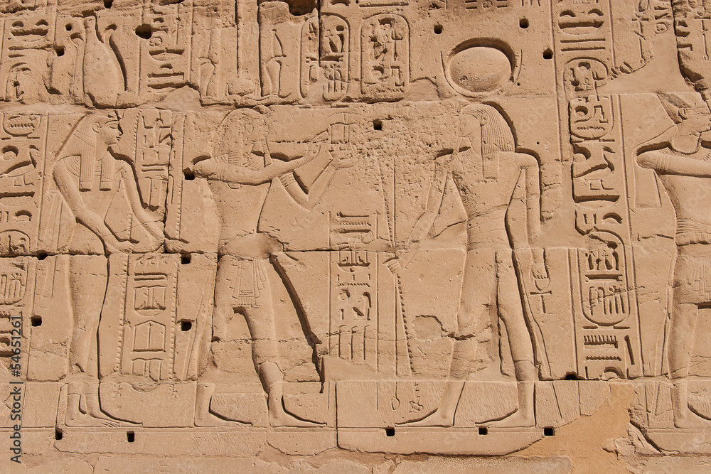 Naklejka premium Temple of Karnak, Egypt - Exterior elements