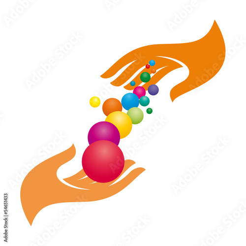 Vector Logo abstract spheres