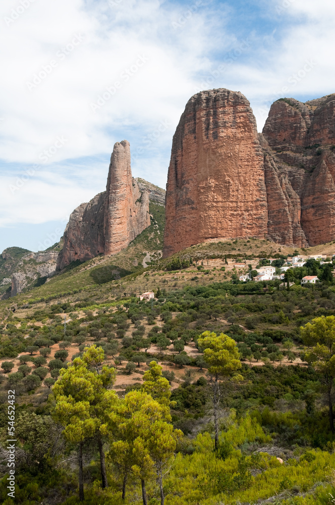 Fototapeta premium Mallos de Riglos, Huesca (España)