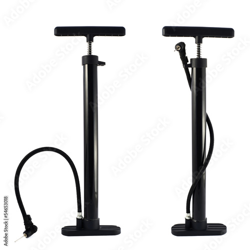 Obraz na płótnie Black bicycle air pump