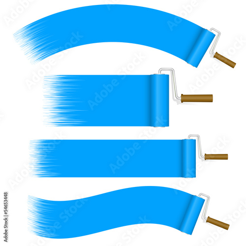 Farbroller Set - blau