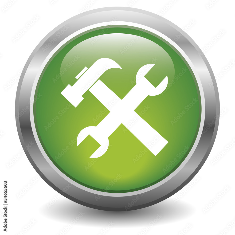 Tools icon green Tools icon green