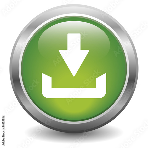Download icon green