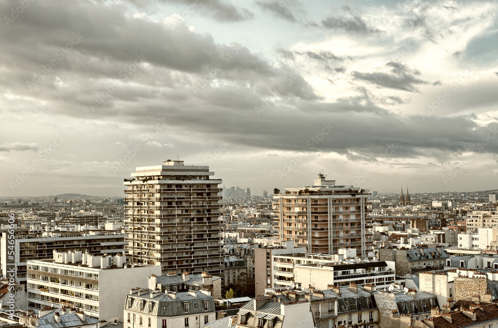 Paris. Beautiful city landmarks