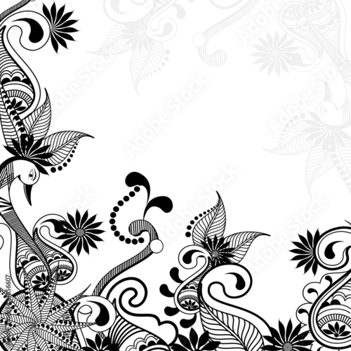 Abstract floral background.