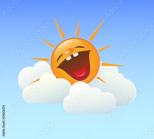 Sun and clouds