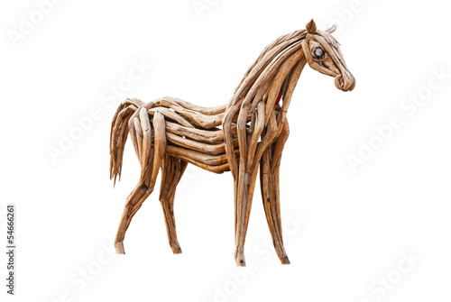 Wood Horse, Isolated