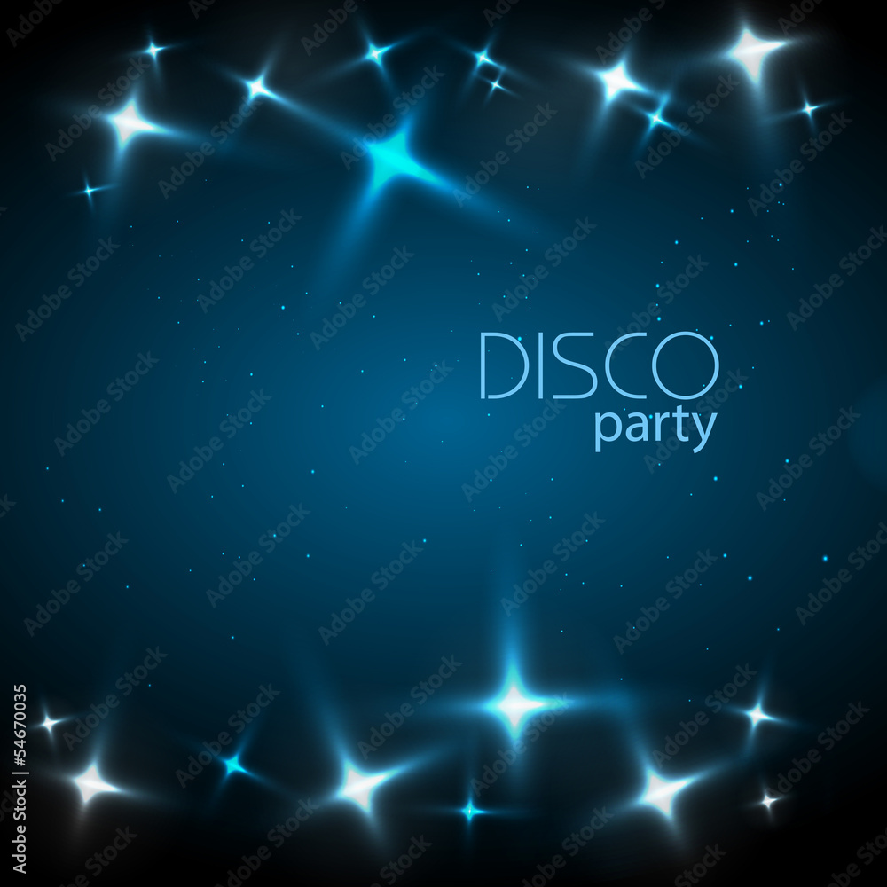 Obraz premium Disco background