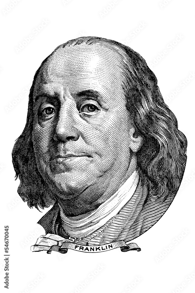 Φωτογραφία Benjamin Franklin (head to the right)