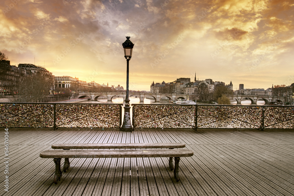 Naklejka premium Pont des arts Paris