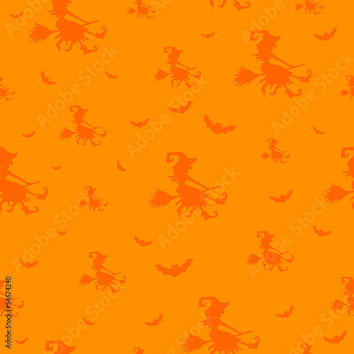 Seamless Vector Halloween Pattern