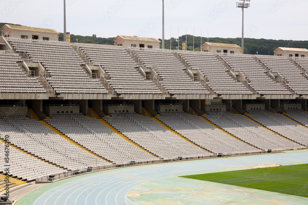 Fototapeta premium Tribunes of olympic stadium