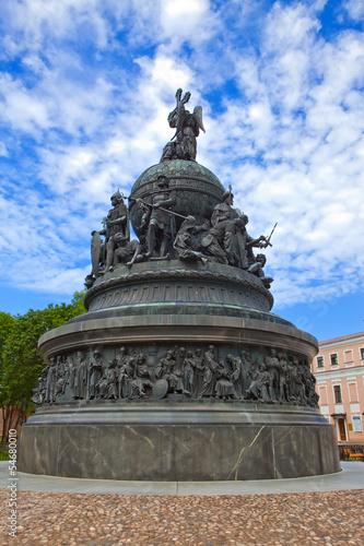 Russia, Great Novgorod. Monument Millennium of Russia