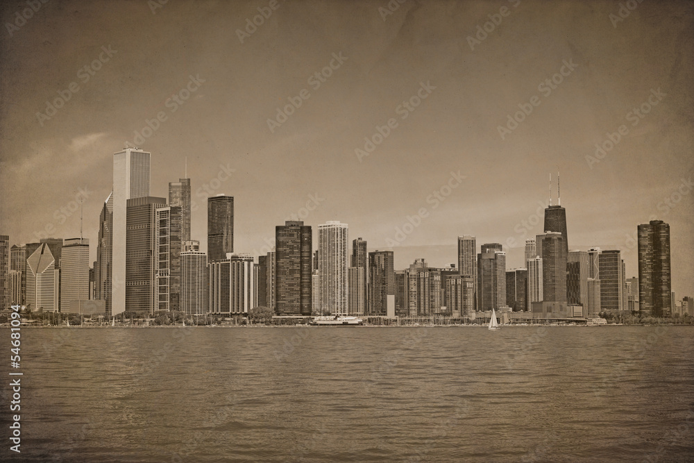 Fototapeta premium Vintage Chicago
