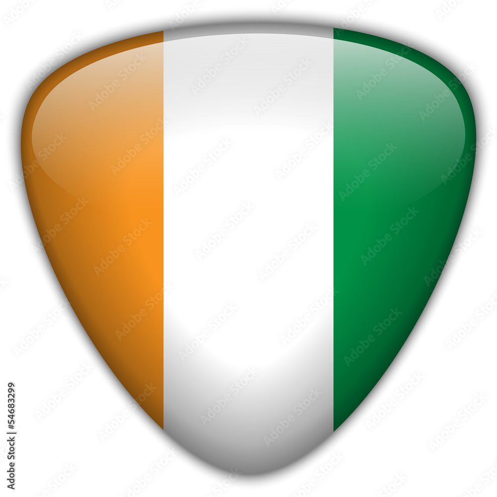 Ireland Flag Glossy Button Ireland Flag Glossy Button