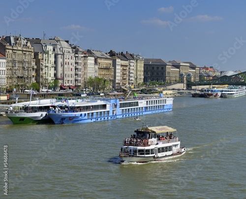 Photography Budapest Danube boats
