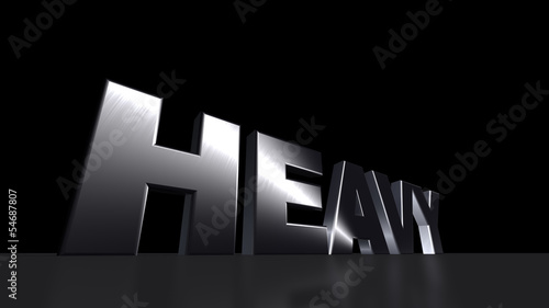 Heavy - brushed metal