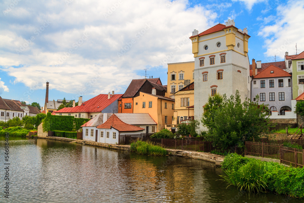 Jindrichuv Hradec (Neuhaus) view on town, Czech Republic